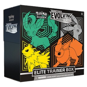 Pokémon TCG Evolving Skies Elite Trainer Box - Leafeon, Umbreon, Jolteon & Flareon