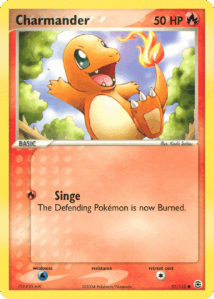 Charmander - FireRed & LeafGreen - 57/112 (Holo) (MP)
