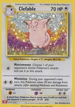 Clefable 014/034 (Classic Collection)