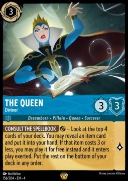 Lorcana - The Queen (Diviner) - Ursula's Return - 156/204