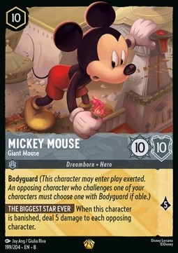 Mickey Mouse - Giant Mouse - 199/204 - Reign of Jafar