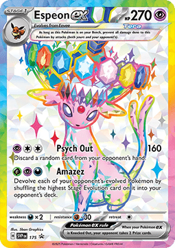 Espeon ex - Scarlet & Violet Black Star Promos - SVP 175