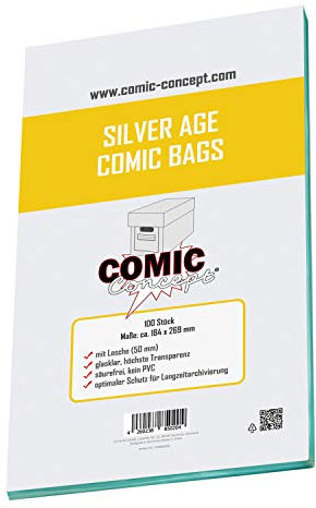 Comic Concept - Silver Age Comic Bags