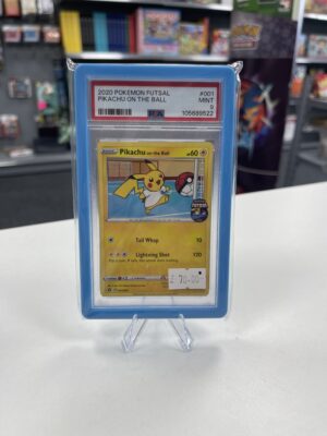 Pikachu On The Ball - Pokemon Futsal - 001/005 - PSA 9