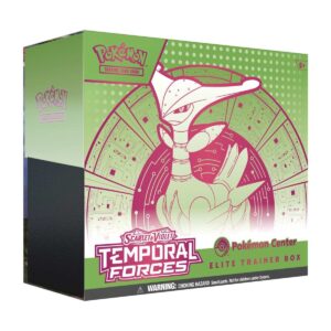 Pokémon TCG Scarlet & Violet Temporal Forces Pokemon Center Elite Trainer Box - Iron Leaves