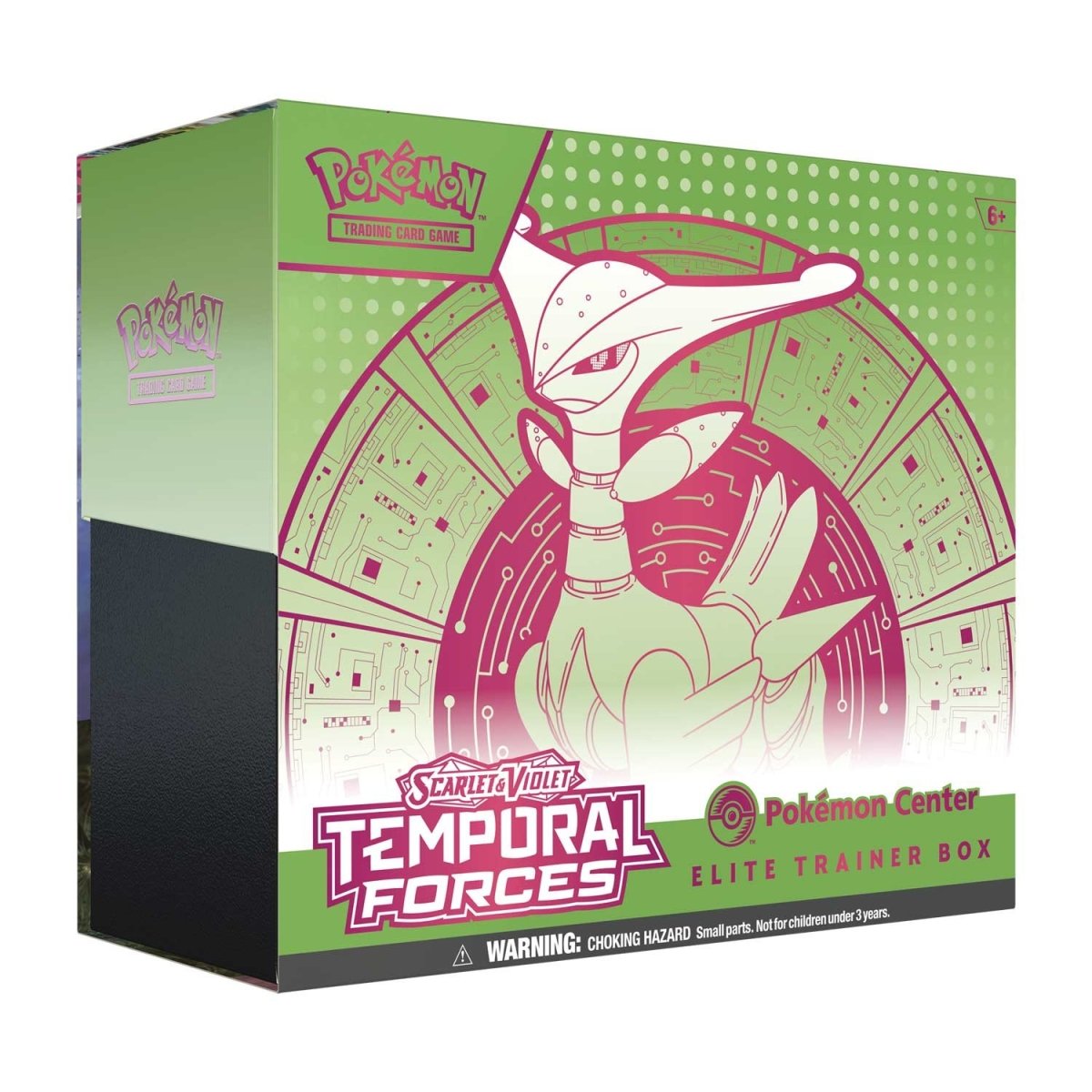 Pokémon TCG Scarlet & Violet Temporal Forces Pokemon Center Elite Trainer Box - Iron Leaves