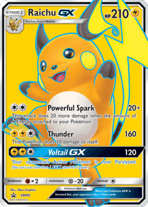 Raichu-GX - SM Black Star Promos - SM90/248