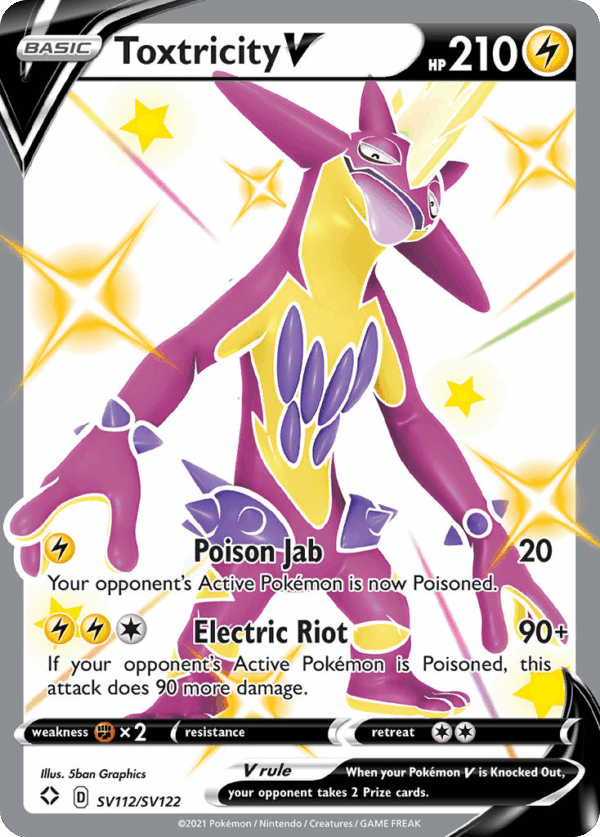 Toxtricity V - Shining Fates Shiny Vault - SV112/122