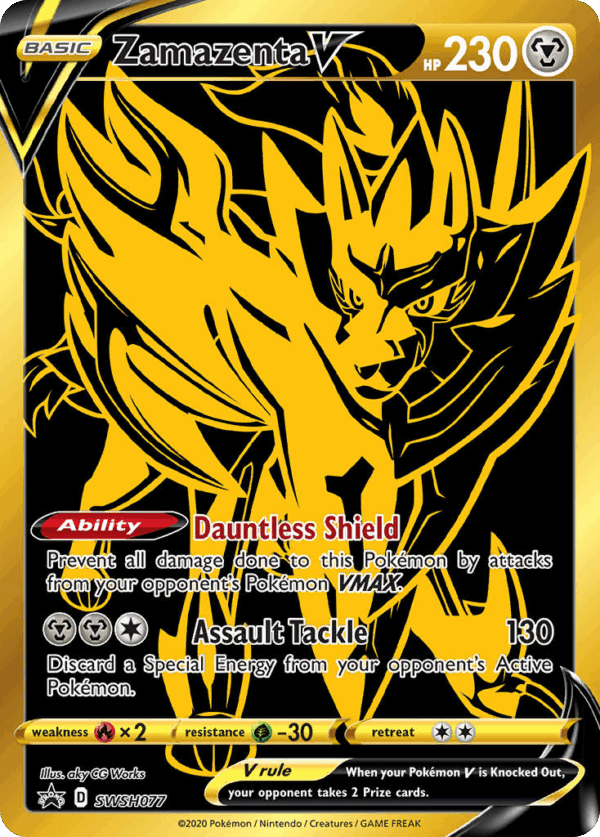 Zamazenta V - SWSH Black Star Promos - SWSH077/307