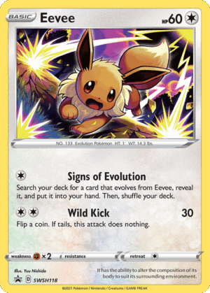 Eevee - SWSH Black Star Promos - SWSH118