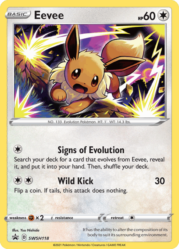 Eevee - SWSH Black Star Promos - SWSH118