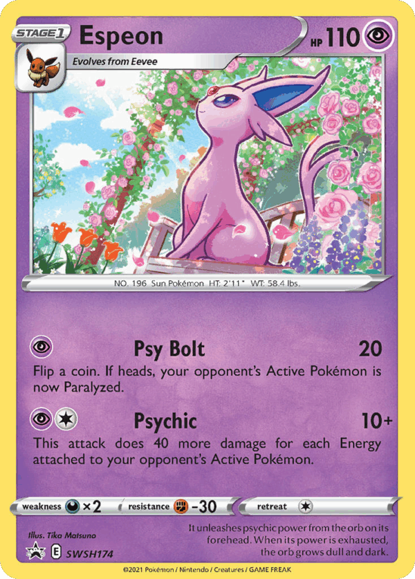 Espeon - SWSH Black Star Promos - SWSH174/307
