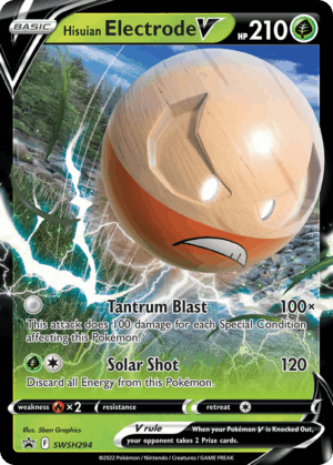 Hisuian Electrode V - SWSH Black Star Promos - SWSH294/307