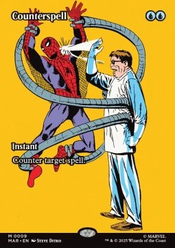 Magic The Gathering Marvel's Spider-Man: Source Material Cards - Counterspell - M 0009