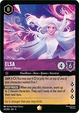 Lorcana - Elsa (Spirit of Winter) - Fabled - 43/204