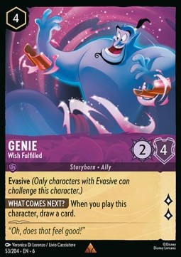 Lorcana - Genie (Wish Fulfilled) - Azurite Sea - 53/204
