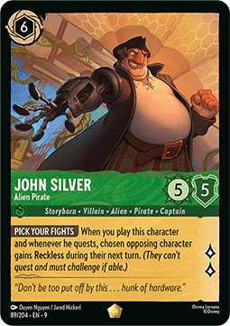 Lorcana - John SIlver (Alien Pirate) - Fabled - 89/204