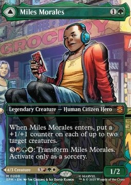 Magic The Gathering Marvel's Spider-Man: Extras - Miles Morales / Ultimate Spider-Man - M 0200 (Foil)