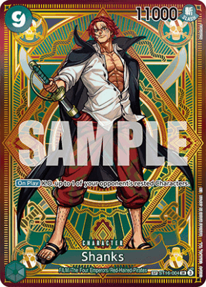 Shanks - A Fist of Divine Speed - ST16-004 (Special Rare)