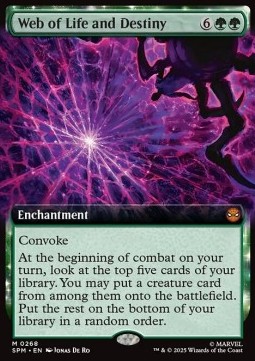 Magic The Gathering Marvel's Spider-Man: Extras - Web of Life and Destiny - M 0268 (Foil)