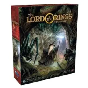 Revised core set box featuring Gandalf fighting giant spiders in Mirkwood forest