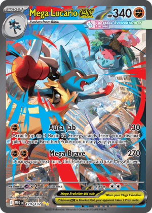 Mega Lucario ex - Mega Evolution - 179/132