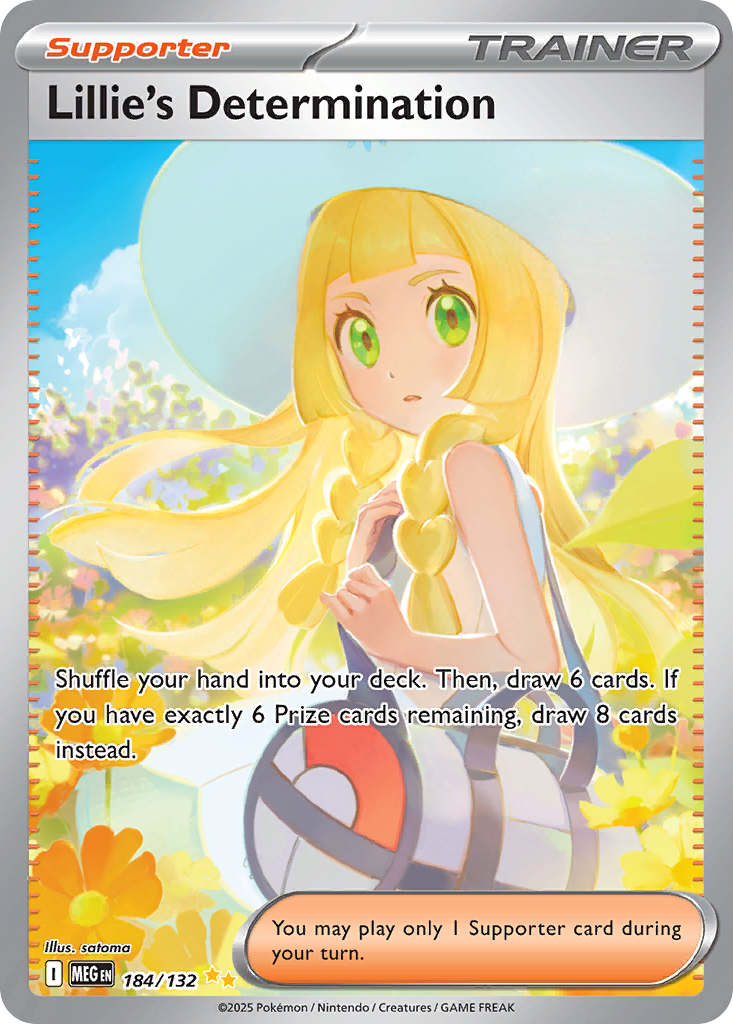 Lillie's Determination - Mega Evolution - 184/132
