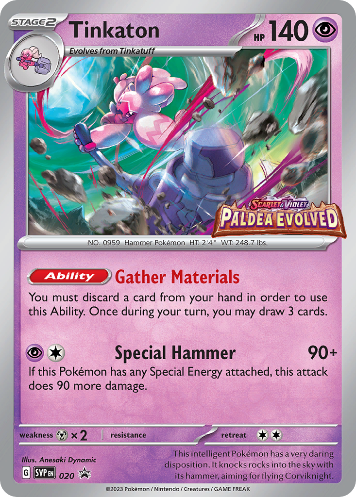 Tinkaton - Scarlet & Violet Black Star Promos - SVP 020