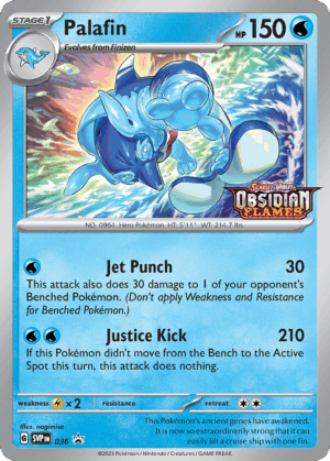 Palafin - Scarlet & Violet Black Star Promos - SVP 036