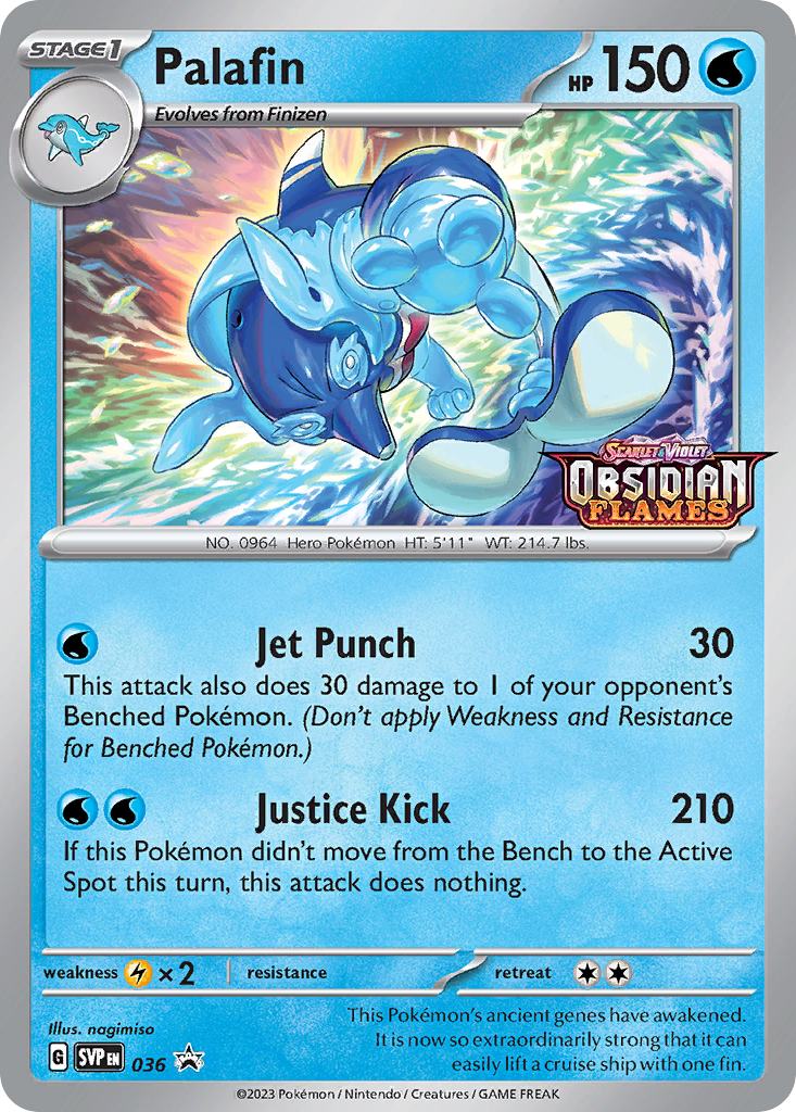 Palafin - Scarlet & Violet Black Star Promos - SVP 036