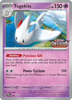 Togekiss - Scarlet & Violet Black Star Promos - SVP 038