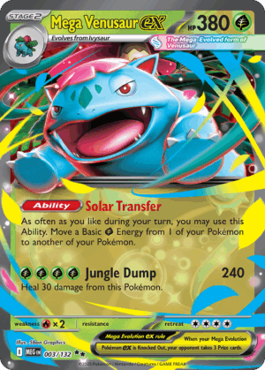 Mega Venusaur ex - Mega Evolution - 3/132