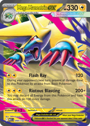 Mega Manectric ex - Mega Evolution - 50/132