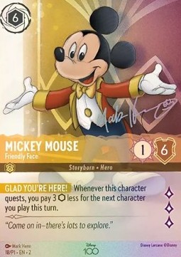 Mickey Mouse - Friendly Face - Promos Year 1 - 18/P1 (Holo)