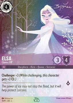 Elsa - Gloves Off - Promos Year 1 - 19/P1 (Holo)