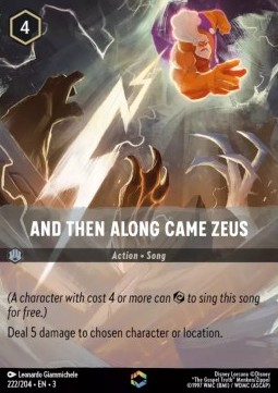 And Then Came Along Zues - Into the Inklands - 222/204 (Holo)
