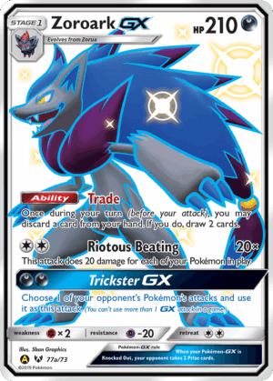 Zoroark-GX - Shining Legends - 77a/73