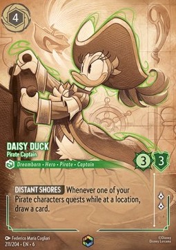 Daisy Duck - Pirate Captain - Azurite Sea - 211/204