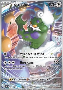 Tornadus - Scarlet & Violet Black Star Promos - SVP 210 (Pokemon Center Stamped) (Unsealed)