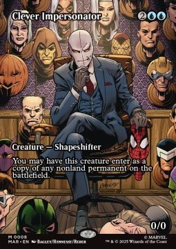 Magic The Gathering Marvel's Spider-Man - Clever Imposter - M 0008 (Holo)