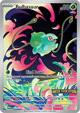 Bulbasaur - Mega Evolution - 133/132 (Mega Evolution Stamped Card)