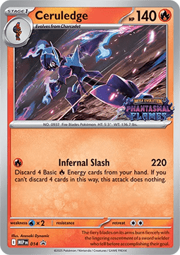 Ceruledge - Black Star Promos - MEP 014 (Unsealed)