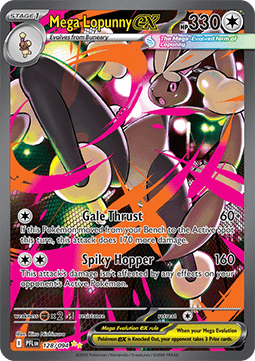 Mega Lopunny ex - Phantasmal Flames - 128/094