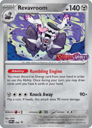 Revavroom - Scarlet & Violet Black Star Promos - SVP 008