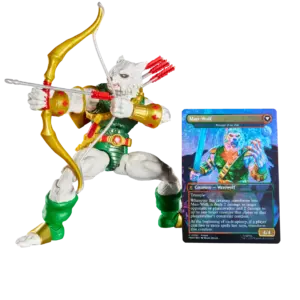 Hasbro Marvel Legends Man-Wolf John Jameson 6-Inch Figure with Exclusive MTG Foil Card