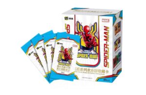 The booster box for the Kakawow Marvel Heroes JOY Edition Spider-Man 2024 trading card set.