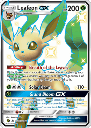 Leafeon-GX - Hidden Fates Shiny Vault - SV46/SV94