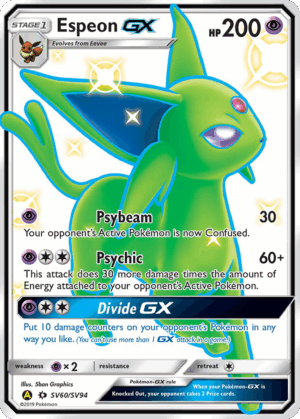 Espeon-GX - Hidden Fates Shiny Vault - SV60/94