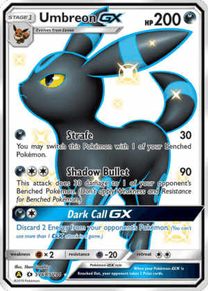 Umbreon-GX - Hidden Fates Shiny Vault - SV69/94