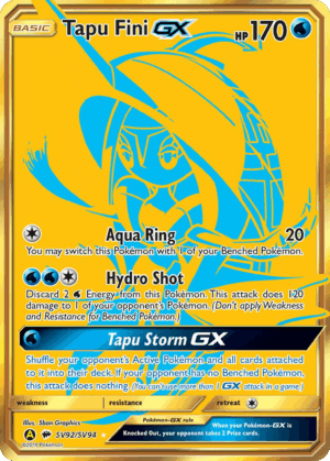 Tapu Fini-GX - Hidden Fates Shiny Vault - SV92/94